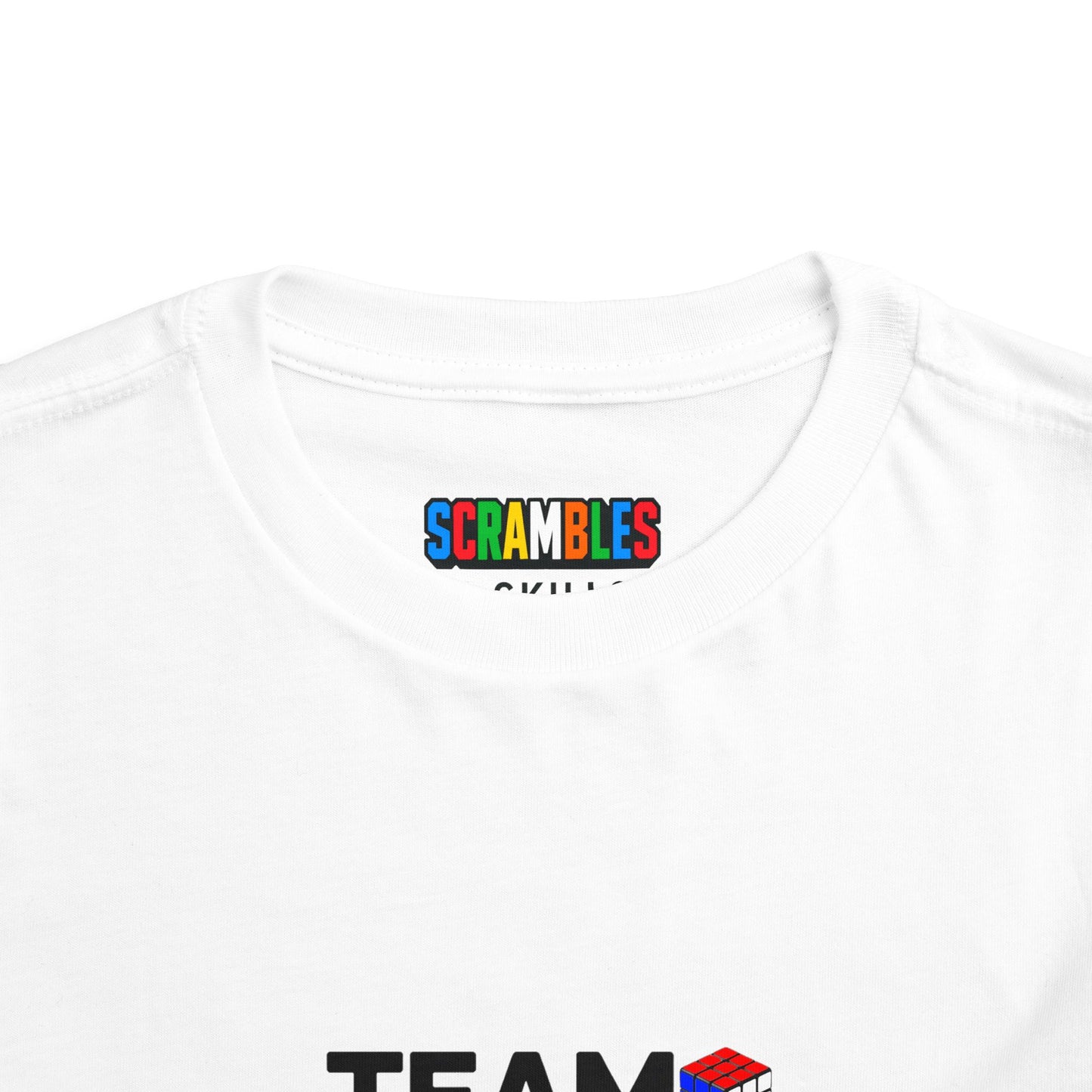 Team Cuber  - Rubik's Cube Art Toddler Short Sleeve T-Shirt