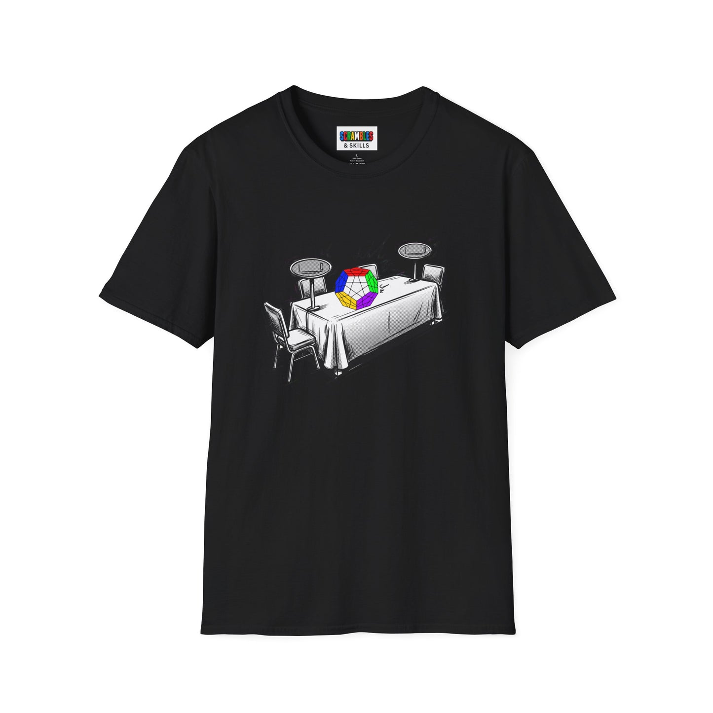 Megaminx Comp Day - Rubik's Cube Art Unisex Graphic Softstyle T-Shirt