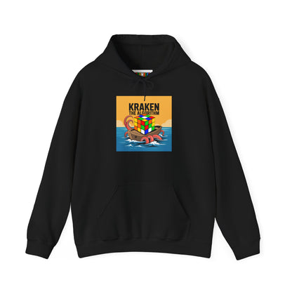Kraken The Algorithim - Rubiks Cube Unisex Heavy Blend™ Hooded Sweatshirt