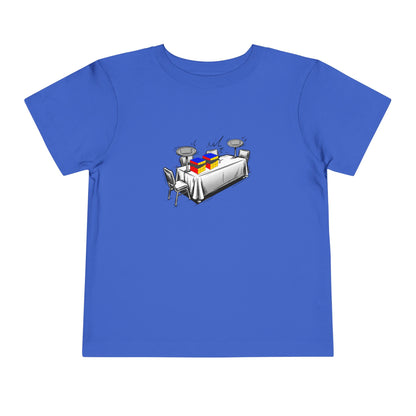 3x3 Multi Blind Comp Day - Rubik's Cube Art  Toddler Short Sleeve T-Shirt