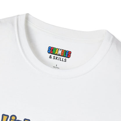⚡ Express - Skewb Light Work Rubiks Cube Art Unisex Graphic Softstyle T-Shirt