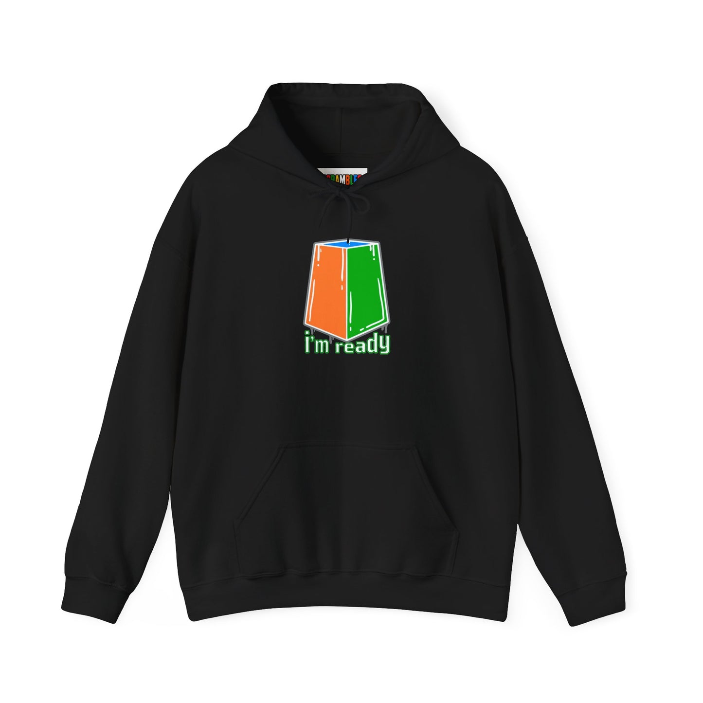 I'm Ready Rubiks Cube Art Unisex Heavy Blend™ Hooded Sweatshirt