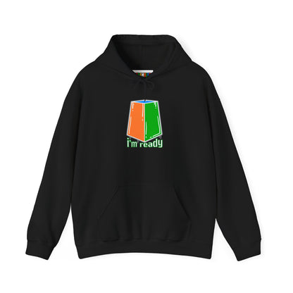 I'm Ready Rubiks Cube Art Unisex Heavy Blend™ Hooded Sweatshirt