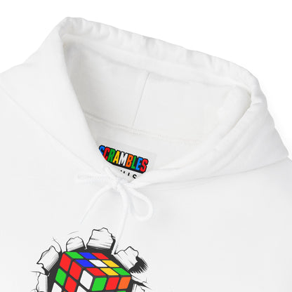 Crashing Out - Rubiks Cube Unisex Heavy Blend™ Hooded Sweatshirt