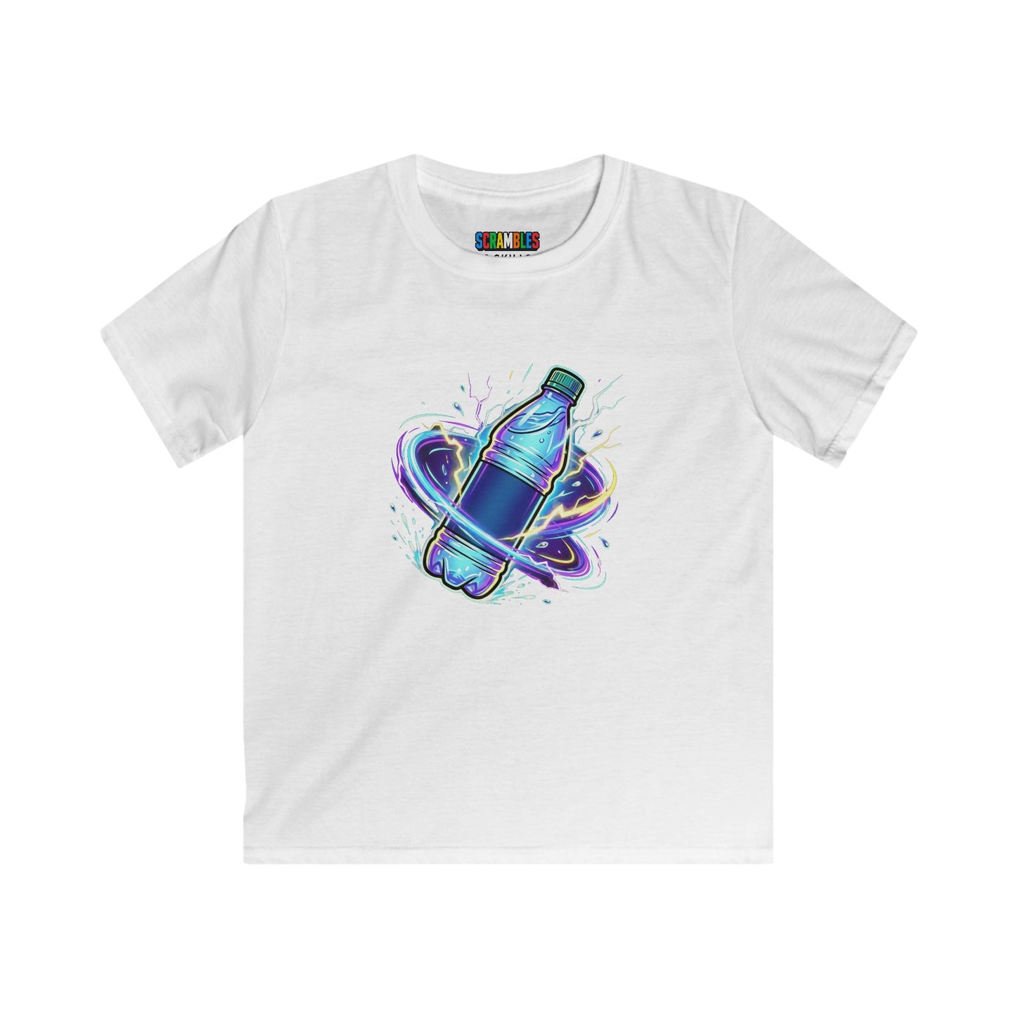 Electric Flip - Trick Shot Kids Softstyle Tee