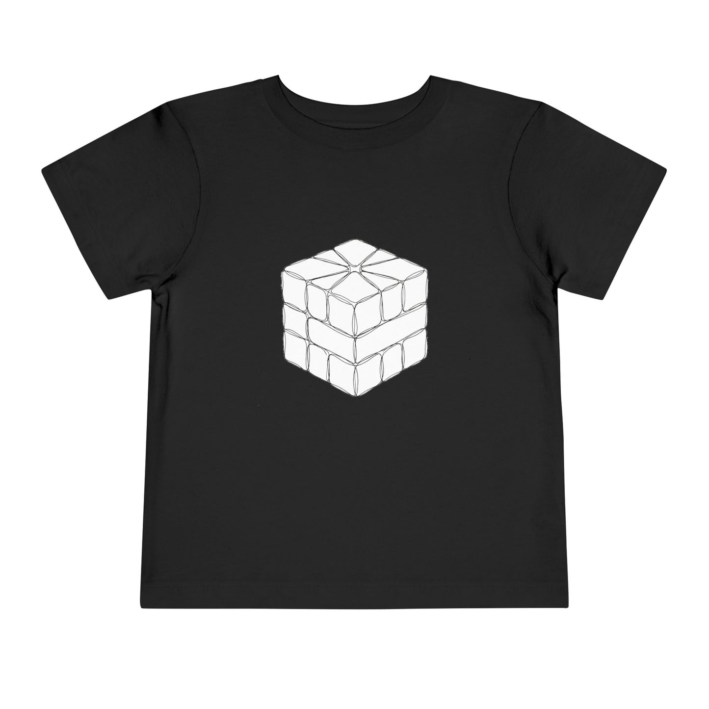 Square-1 Doodle - Rubik's Cube Art  Toddler Short Sleeve T-Shirt