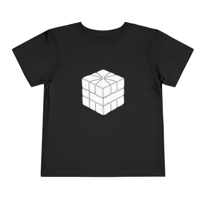 Square-1 Doodle - Rubik's Cube Art  Toddler Short Sleeve T-Shirt