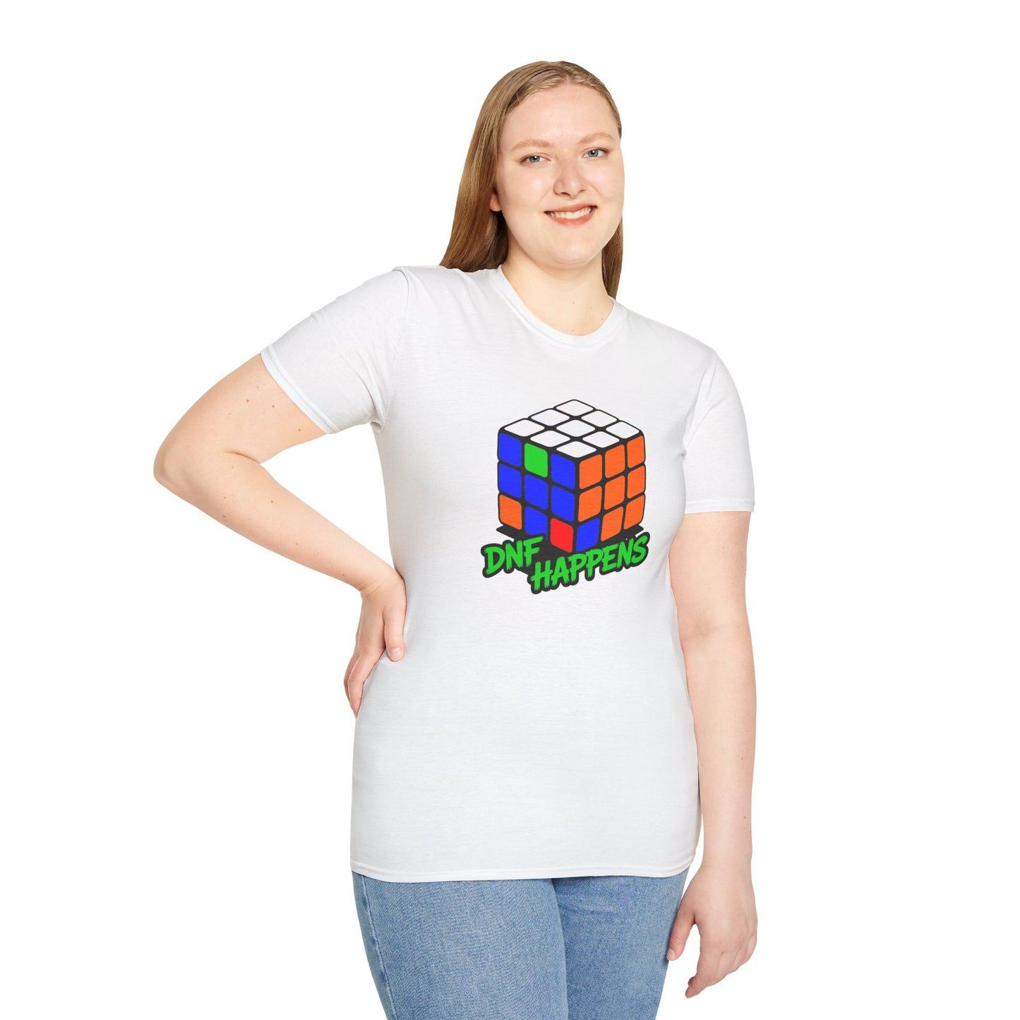 DNF Happens Unisex Graphic Softstyle T-Shirt