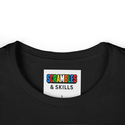 ⚡ Express - Rubik's Cube Shirt Sunset Solve Women's Softstyle T-Shirt| Fun Cubing Shirt
