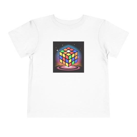 Cube Portal - Rubik's Cube Art  Toddler Short Sleeve T-Shirt