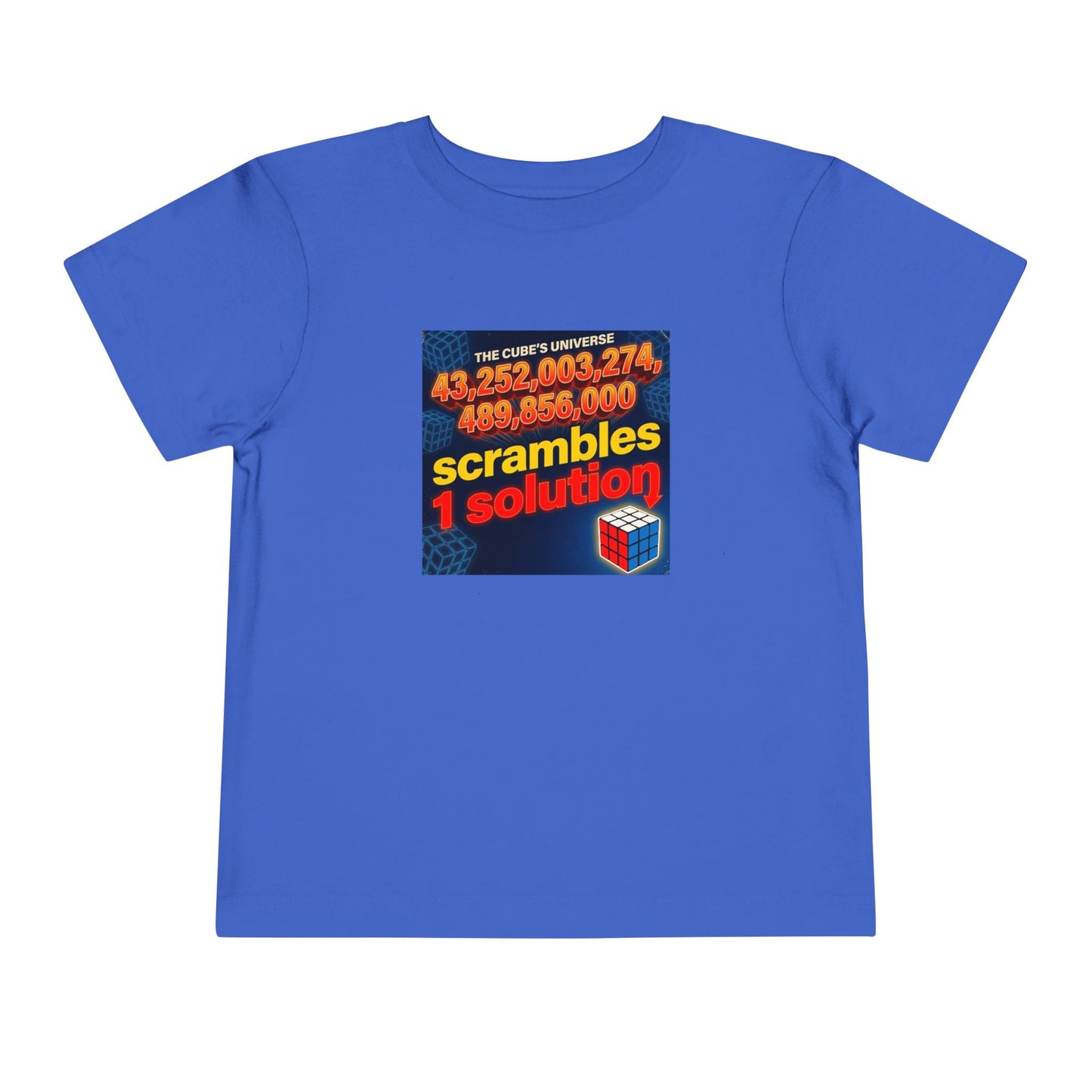 One Solution - Rubik's Cube Art  Toddler Short Sleeve T-Shirt