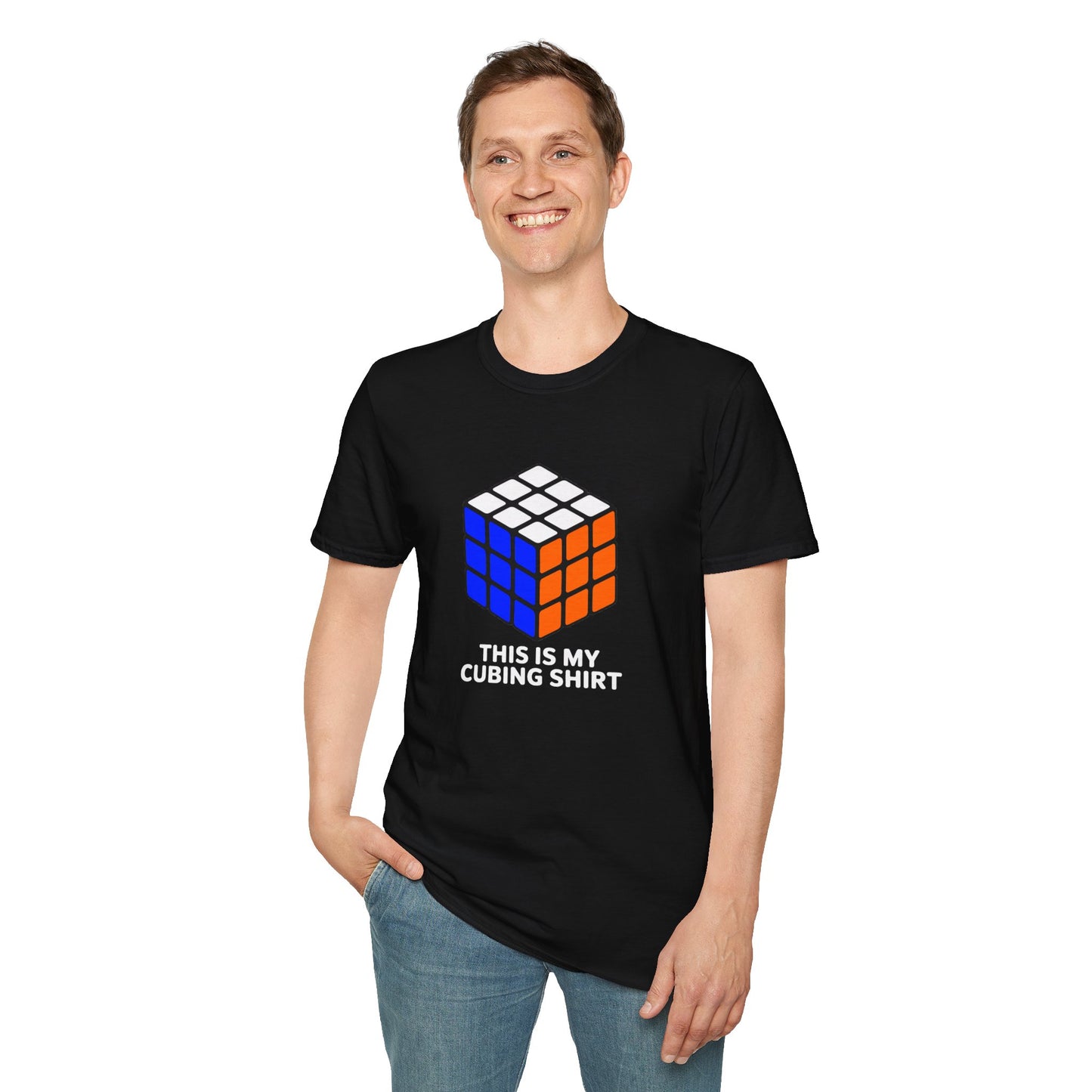 This Is My Cubing Shirt Unisex Graphic Softstyle T-Shirt
