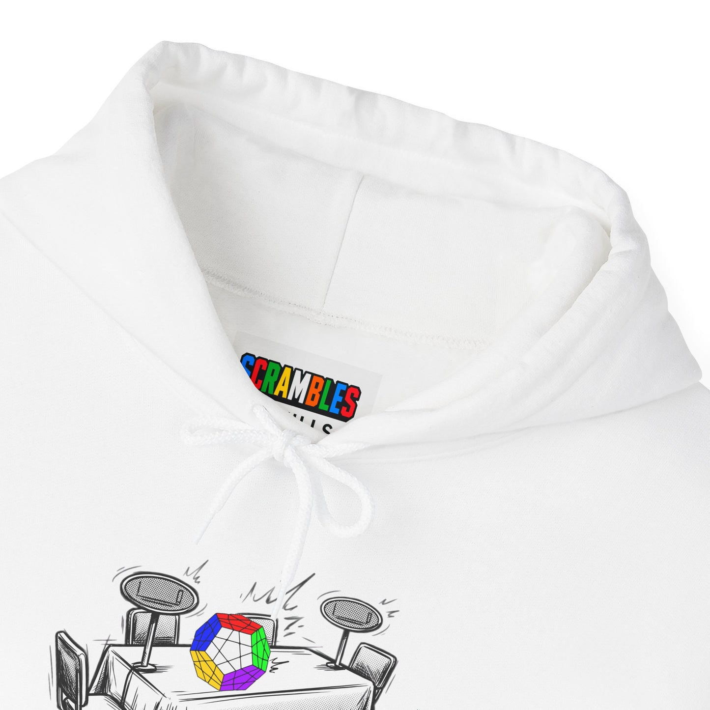 Megaminx Comp Day - Rubik's Cube Art Unisex Heavy Blend™ Hooded Sweatshirt