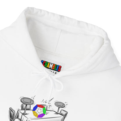 Megaminx Comp Day - Rubik's Cube Art Unisex Heavy Blend™ Hooded Sweatshirt
