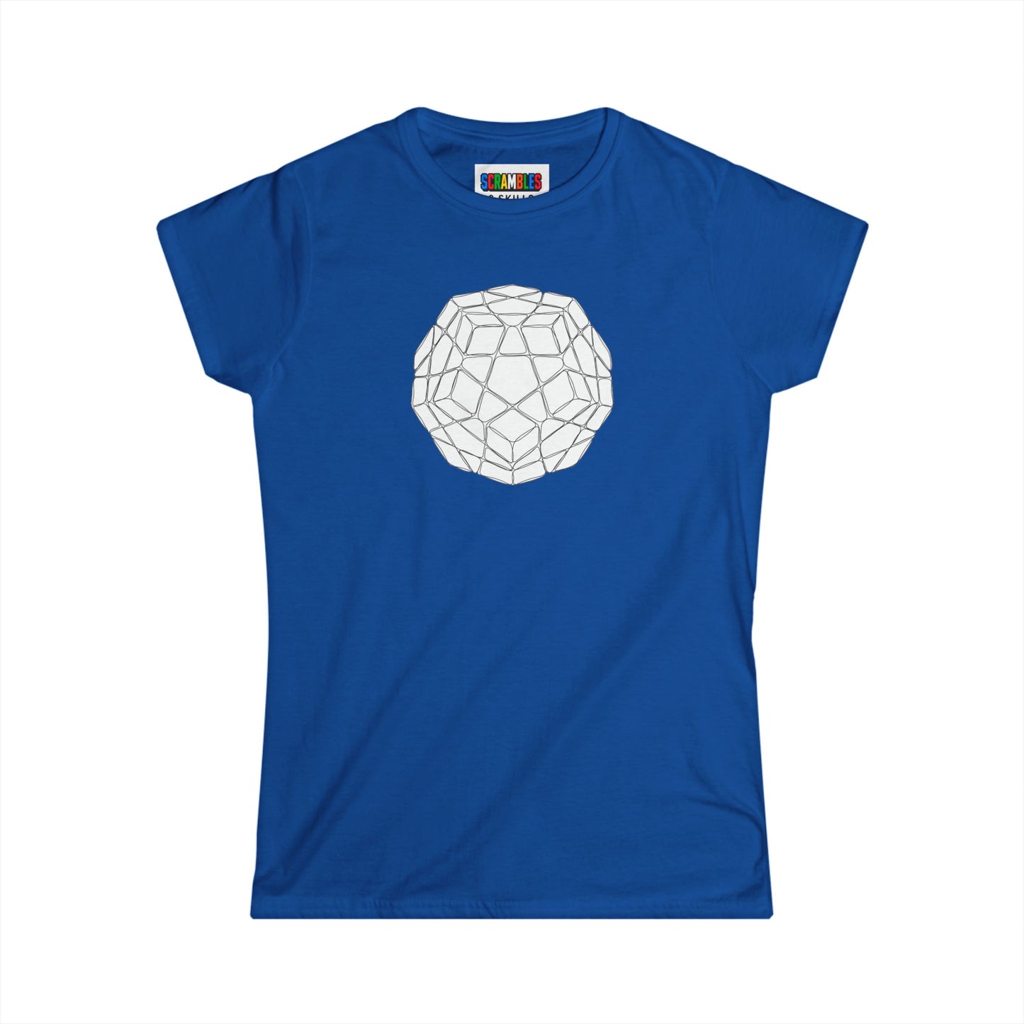Megaminx Doodle - Rubik's Cube Art Women's Softstyle T-Shirt