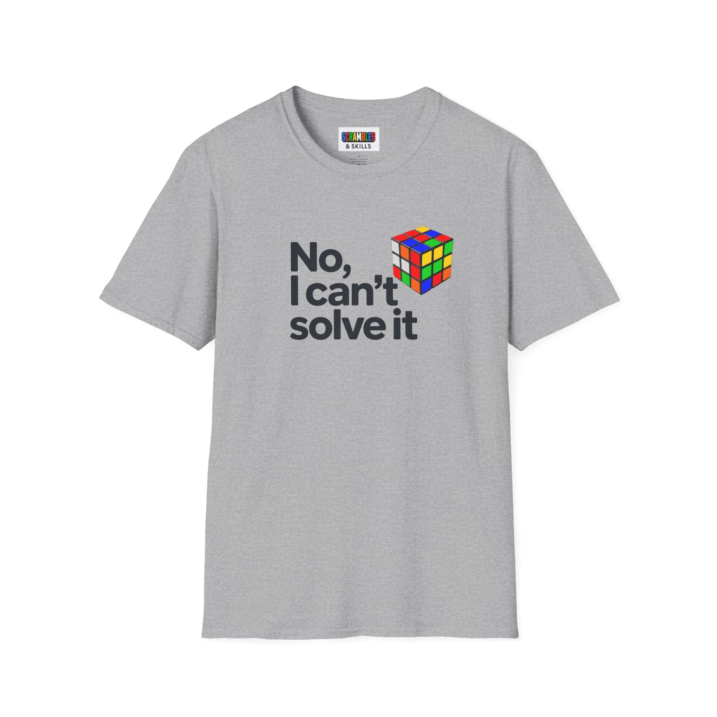 No, I Can't Solve It Unisex Graphic Softstyle T-Shirt