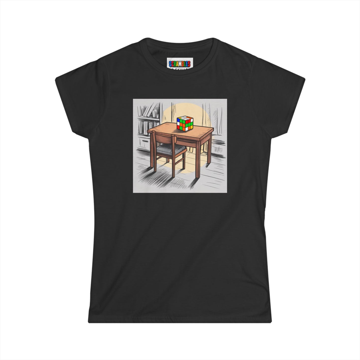 Late Night - Rubik's Cube Women's Softstyle T-Shirt