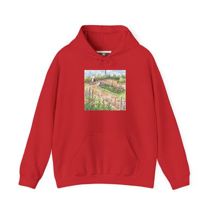 Garden Watercolor  Unisex Heavy Blend™ Hooded Sweatshirt