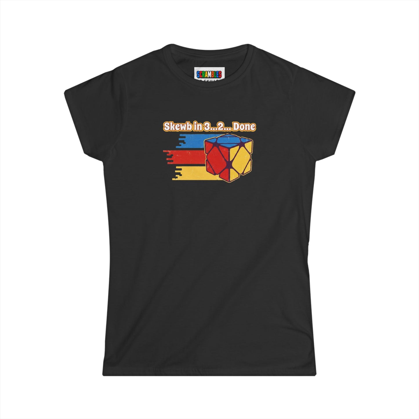 Skewb Done Rubiks Cube Art Women's Softstyle T-Shirt