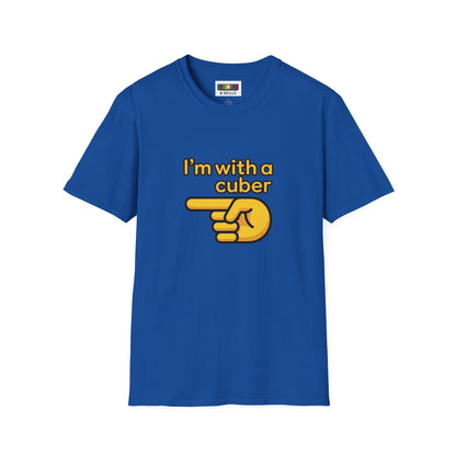 I'm With A Cuber Unisex Graphic Softstyle T-Shirt