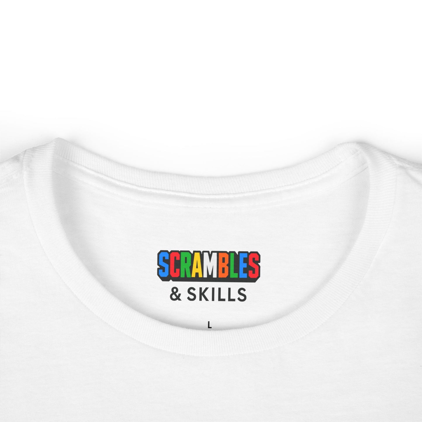 Women's Custom Personal Best  - Rubik's Cube Art  Softstyle T-Shirt
