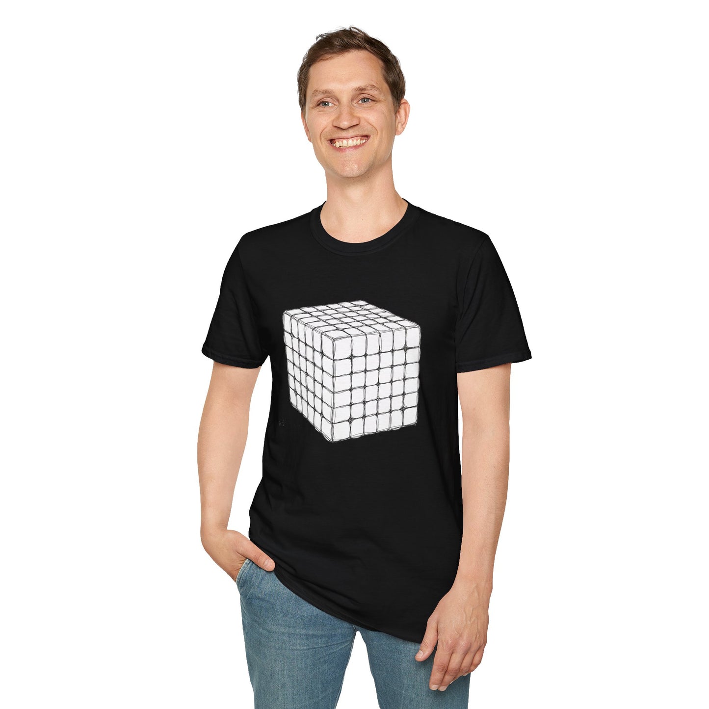 6x6 Doodle Unisex Graphic Softstyle T-Shirt