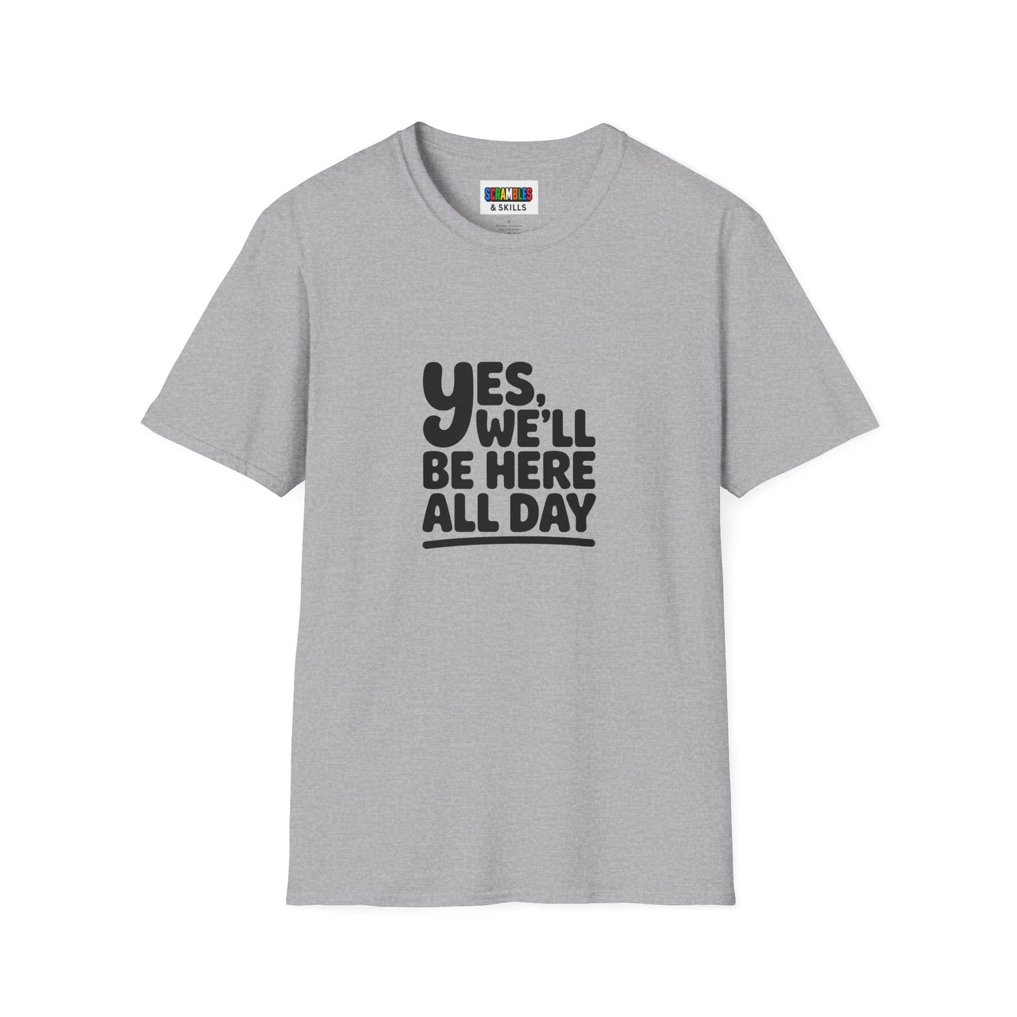 All Day Unisex Graphic Softstyle T-Shirt