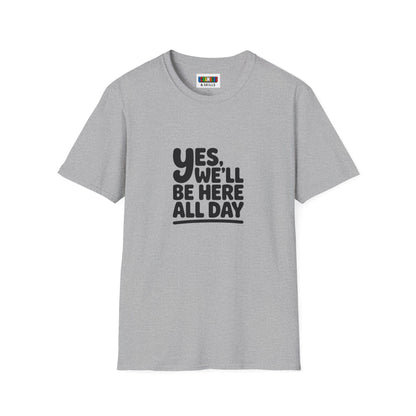 All Day Unisex Graphic Softstyle T-Shirt