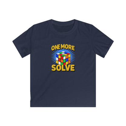 ⚡ Express - One More Solve - Rubiks Cube Kids Softstyle Tee