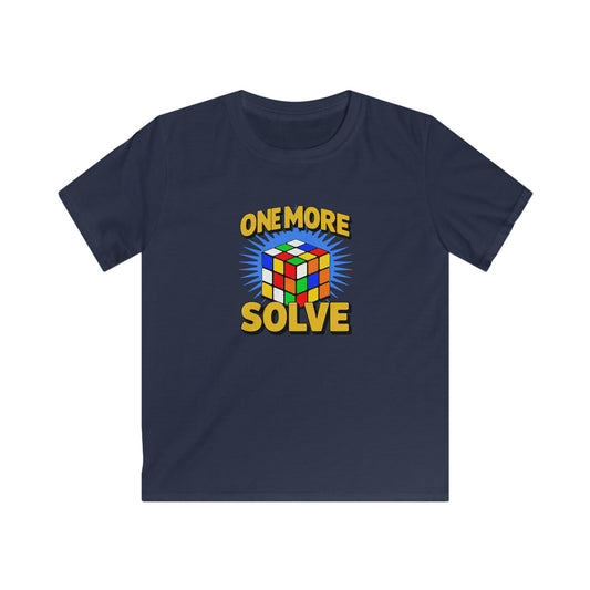 ⚡ Express - One More Solve - Rubiks Cube Kids Softstyle Tee
