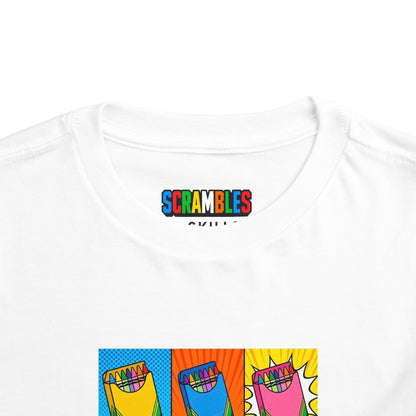Rubik's Cube Shirt - Color Melt Kids Toddle Short Sleeve T-Shirt | Fun Cubing Shirt