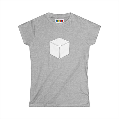 1x1 Doodle - Rubik's Cube Art  Women's Softstyle T-Shirt