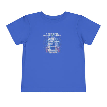 Favorite Things Bottle Flipping Toddler Short Sleeve T-Shirt