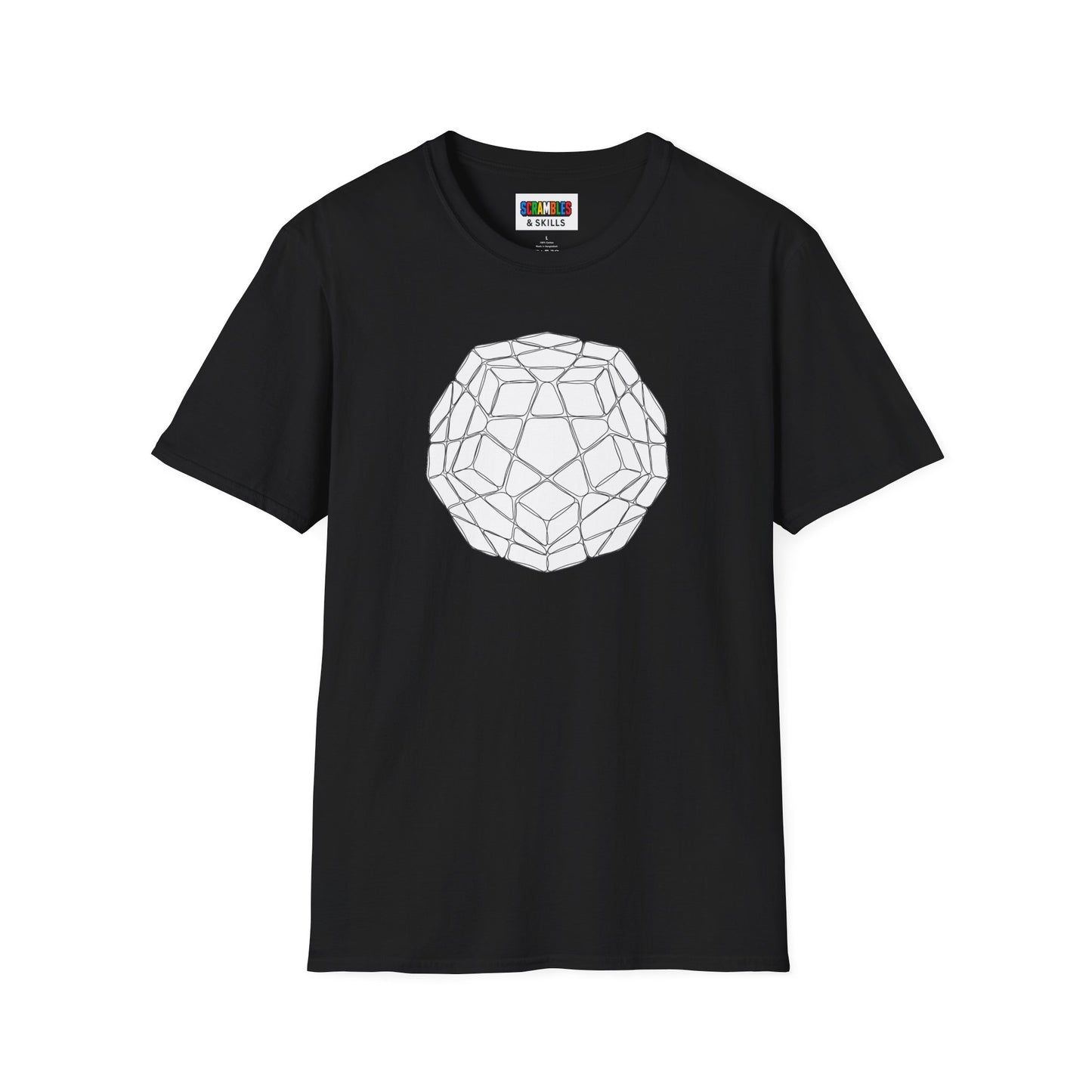 Megaminx Doodle - Rubik's Cube Art Unisex Graphic Softstyle T-Shirt