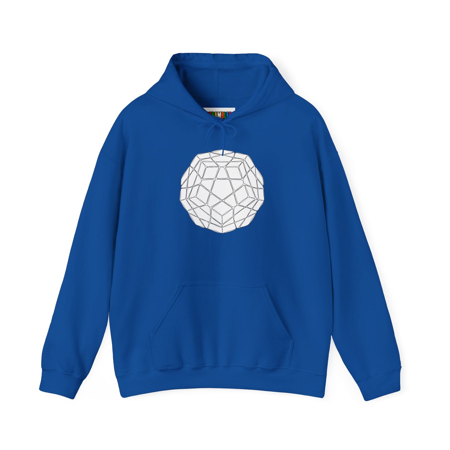 Megaminx Doodle - Rubik's Cube Art Unisex Heavy Blend™ Hooded Sweatshirt