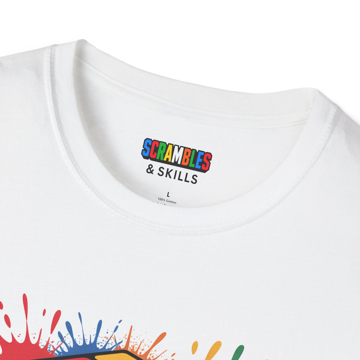 Scramble Splash Unisex Graphic Softstyle T-Shirt