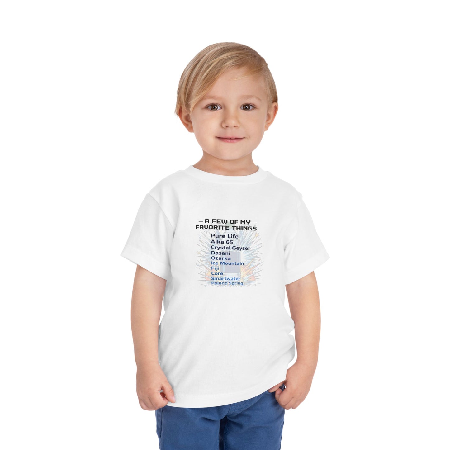 Favorite Things Bottle Flipping Toddler Short Sleeve T-Shirt