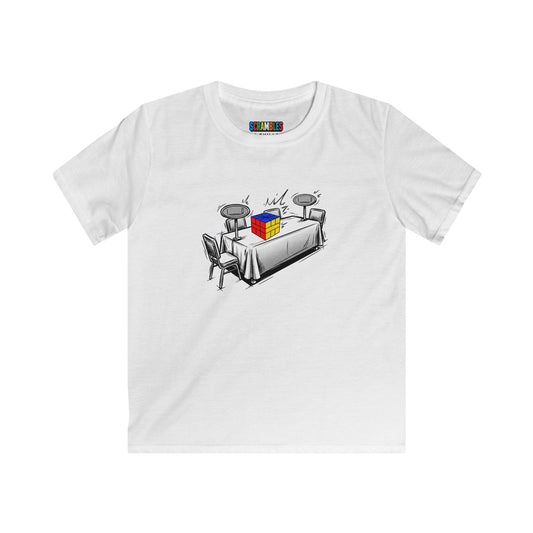 Square 1 Comp Day - Rubik's Cube Art  Kids Softstyle Tee
