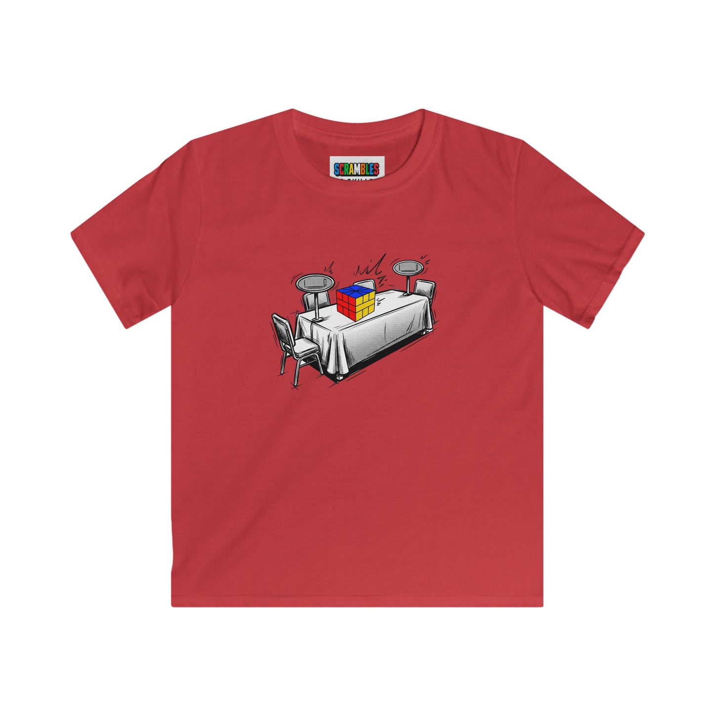 Square 1 Comp Day - Rubik's Cube Art  Kids Softstyle Tee