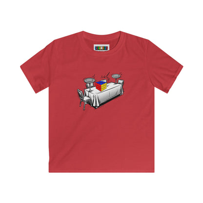 Square 1 Comp Day - Rubik's Cube Art  Kids Softstyle Tee