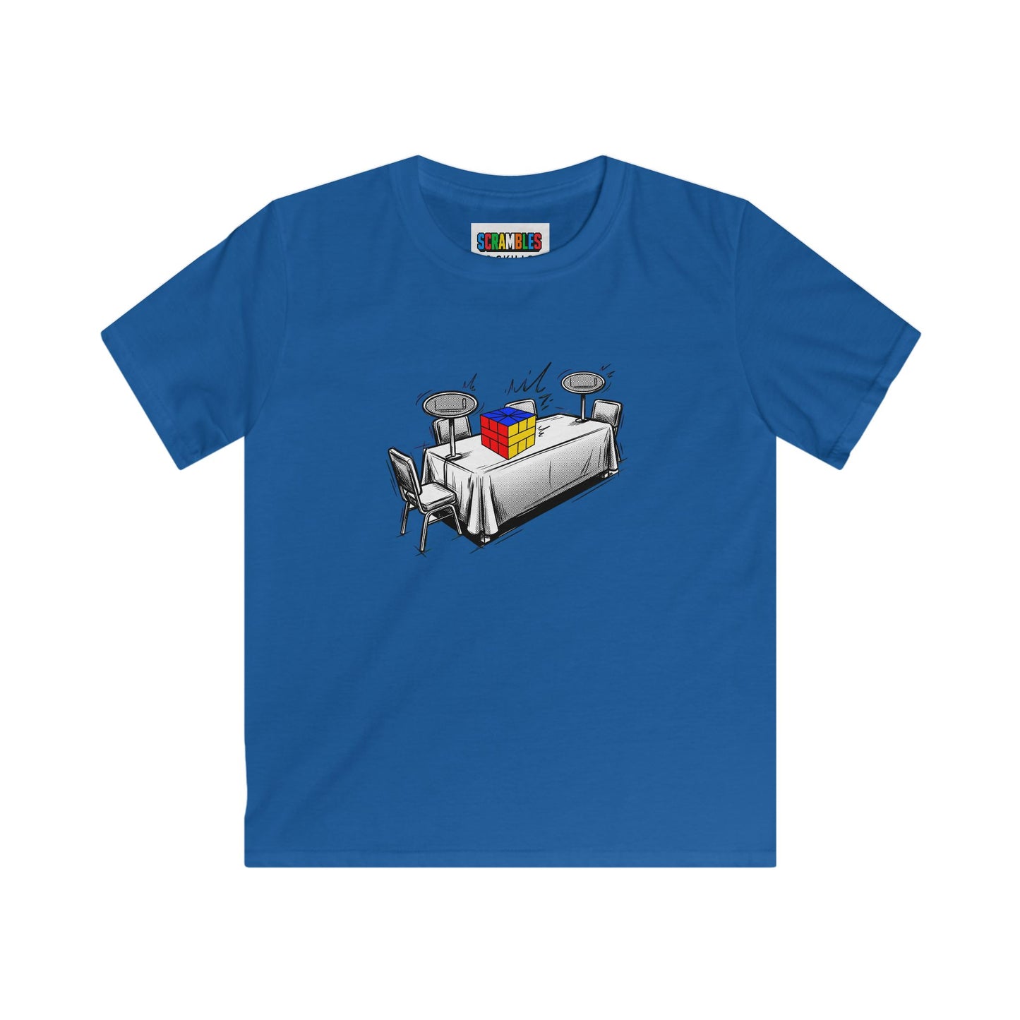 Square 1 Comp Day - Rubik's Cube Art  Kids Softstyle Tee
