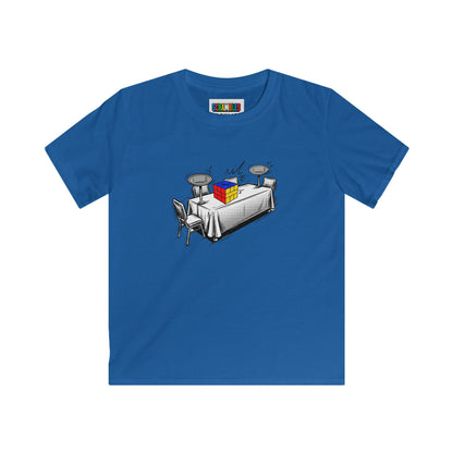 Square 1 Comp Day - Rubik's Cube Art  Kids Softstyle Tee