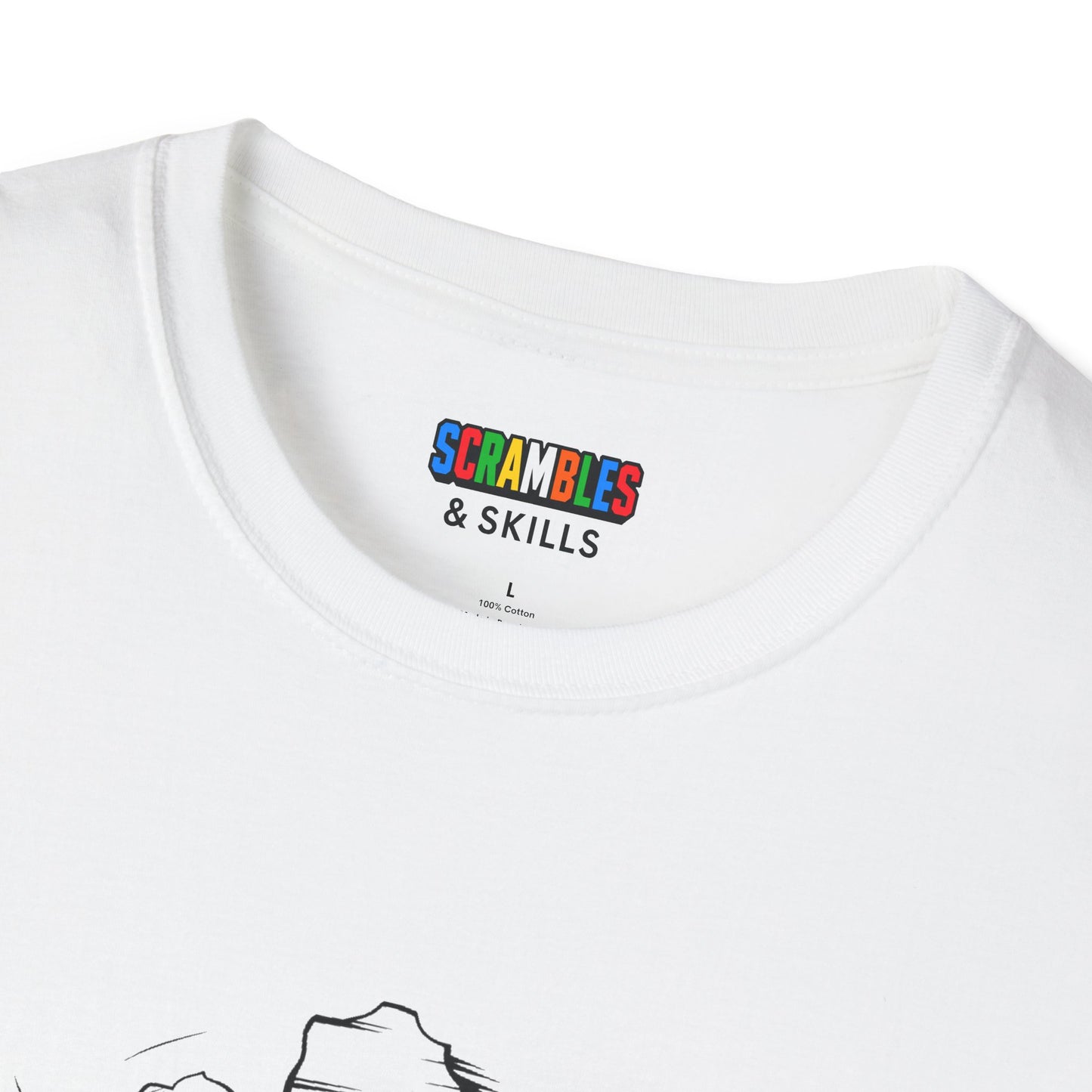 Crashing Out - Rubiks Cube Unisex Graphic Softstyle T-Shirt