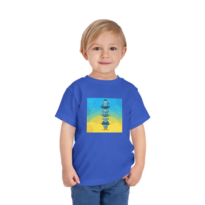 Happy Landing  - Trick Shot Toddler Short Sleeve T-Shirt