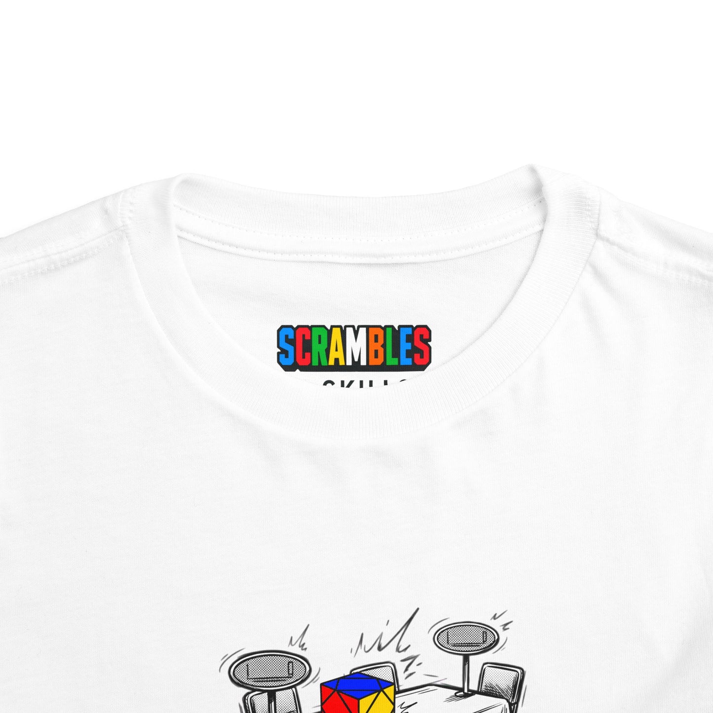 Skewb Comp Day - Rubik's Cube Art  Toddler Short Sleeve T-Shirt