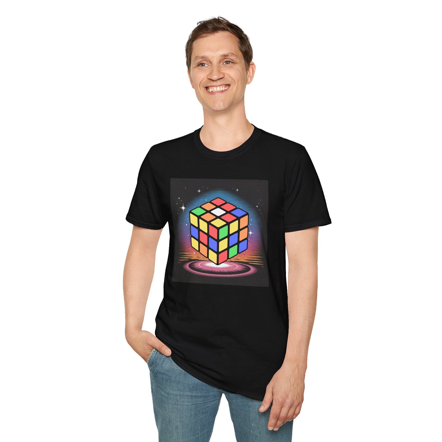 Cube Portal Unisex Graphic Softstyle T-Shirt
