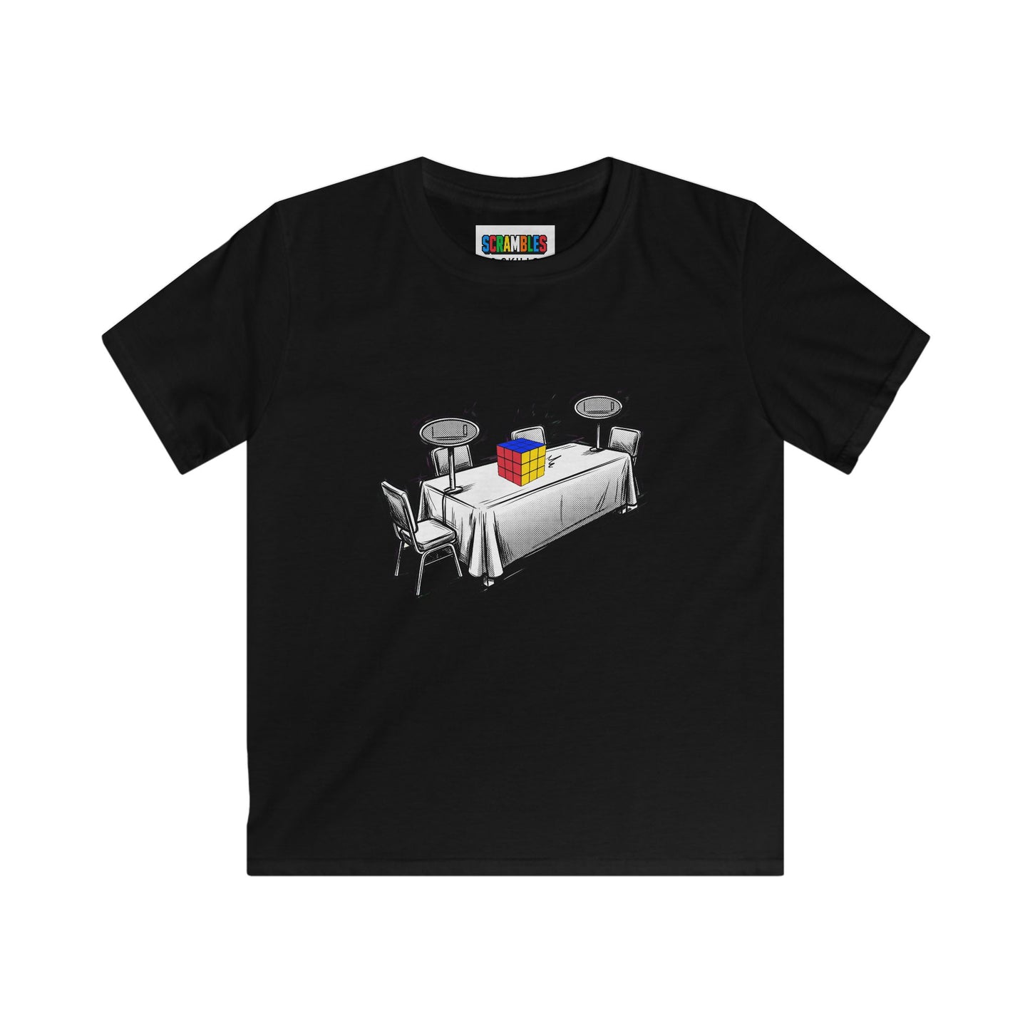 3x3 Comp Day - Rubik's Cube Art  Kids Softstyle Tee