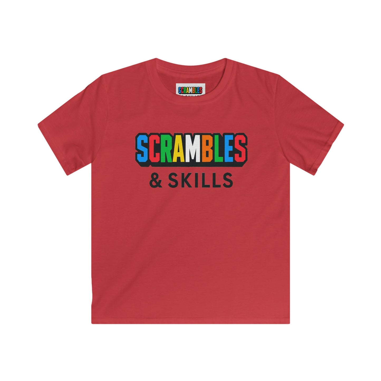 Scrambles & Skills Kids Softstyle Tee