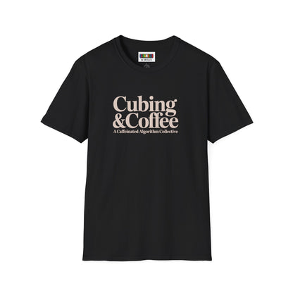 Cubing & Coffee Rubik's Cube Art Unisex Graphic Softstyle T-Shirt