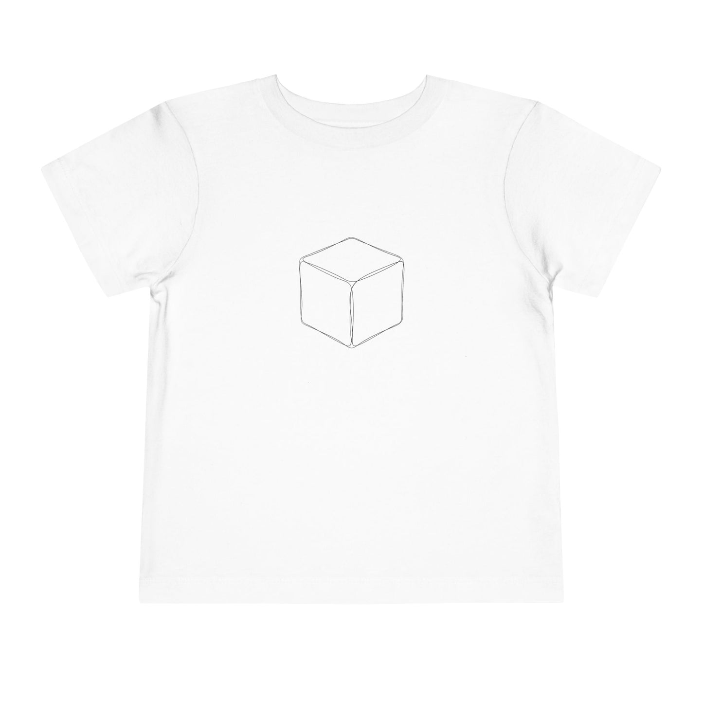 1x1 Doodle  - Rubik's Cube Art Toddler Short Sleeve T-Shirt
